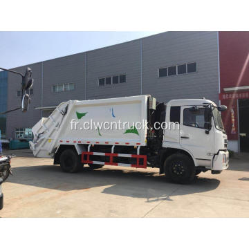 VENTE CHAUDE Dongfeng 180hp 12cbm Compacted Garbage Truck